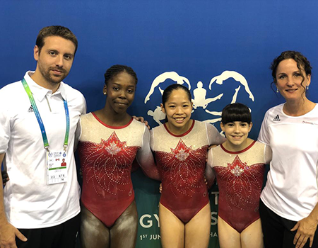Young Canadian women’s artistic gymnastics team gains experience at 2019 Junior World Championships