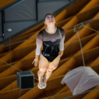 Sophiane Méthot participe aux finales de trampoline individuel et synchronisé de la 51e Coupe Nissen à Arosa, en Suisse