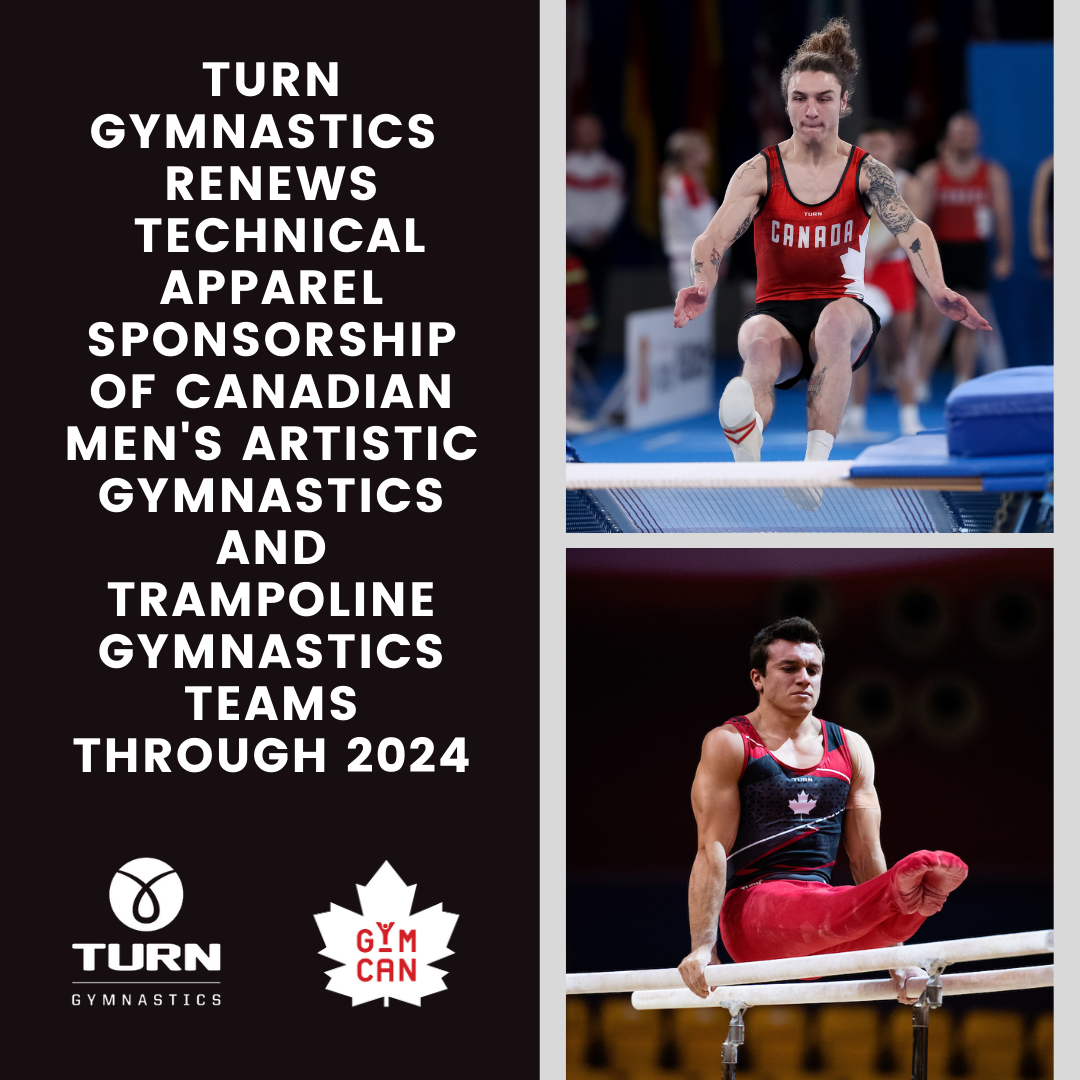 Gymnastics Canada Renews Partnership with Turn Gymnastics Apparel