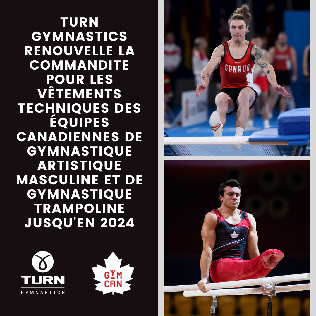 Gymnastique Canada prolonge son partenariat avec TURN