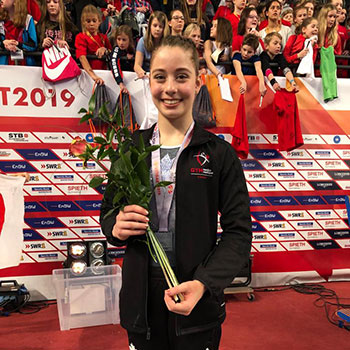 Ana Padurariu captures silver at 2019 Stuttgart Gymnastics World Cup