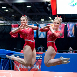 Team Ontario & New Brunswick make history on first day of trampoline at the PEI 2023 Canada Winter Games